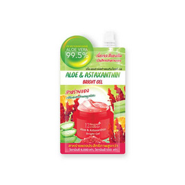 12 Nangpaya เจลบำรุงผิวหน้า aloe and astrasantin Bright Gel 50 กรัม (แพ็ก 4 ชิ้น) - 12Nangpaya, ครีมซองดูแลสิว