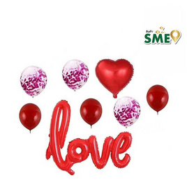 7Online ลูกโป่งฟรอยชุด Love สีแดง - 7Online, ของตกแต่งบ้าน