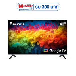 ACONATIC สมาร์ททีวี Google TV 43 นิ้ว FHD LED รุ่น 43HS800AN - Aconatic, สินค้าเครื่องใช้ไฟฟ้า ไอที แกดเจ็ต และไลฟ์สไตล์