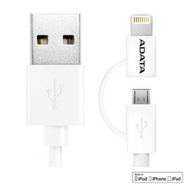 ADATA Sync & Charge Lightning Cable : 2 in 1 - ADATA, สายชาร์จอื่นๆ