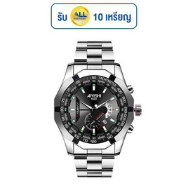 AIYISHI นาฬิกาข้อมือ รุ่น AY1623-SI/BK - AIYISHI, นาฬิกา