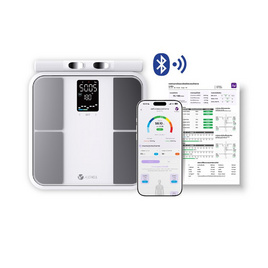 ALLWELL เครื่องชั่งน้ำหนักอัจฉริยะ รุ่น BODYA-PRO 8 อิเล็กโทรด (สีขาว) - ALLWELL, เครื่องชั่งน้ำหนักร่างกาย