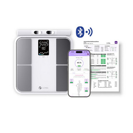 ALLWELL เครื่องชั่งน้ำหนักอัจฉริยะ รุ่น BODYA-PRO 8 อิเล็กโทรด (สีขาว) - ALLWELL