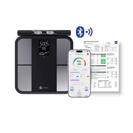 ALLWELL เครื่องชั่งน้ำหนักอัจฉริยะ รุ่น BODYA-PRO 8 อิเล็กโทรด (สีดำ) - ALLWELL, เครื่องชั่งน้ำหนักร่างกาย