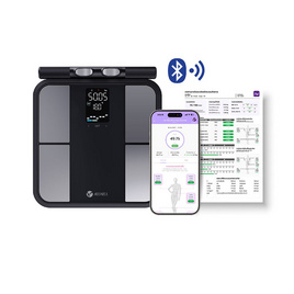 ALLWELL เครื่องชั่งน้ำหนักอัจฉริยะ รุ่น BODYA-PRO 8 อิเล็กโทรด (สีดำ) - ALLWELL
