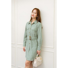 ALL BEAUTE Chaya Dress Shirt สีเขียว - ALL BEAUTE, เสื้อสูท