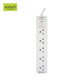 ANITECH ปลั๊กไฟ รุ่น H1335-WH - Anitech, รางปลั๊กไฟ