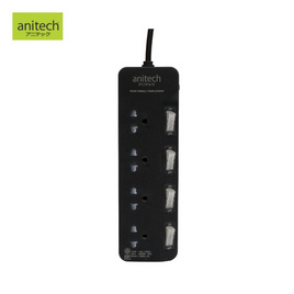 ANITECH ปลั๊กไฟ รุ่น H3634-BK - Anitech, เครื่องใช้ไฟฟ้าภายในบ้าน