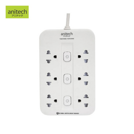 ANITECH ปลั๊กไฟ รุ่น H536-WH - Anitech, รางปลั๊กไฟ
