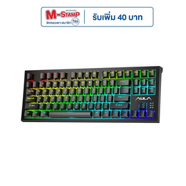 AULA คีย์บอร์ดเกม F3032 Red Swith - Aula, อุปกรณ์สำหรับเกมส์คอมพิวเตอร์