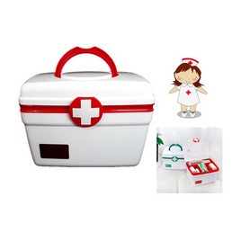 Abloom First Aid Kit Box กล่องยา 2 ชั้น สำหรับปฐมพยาบาล size L - Abloom, health & wellness