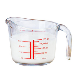 Abloom แก้วตวง ทนความร้อนสูง Measuring Glass , Measuring Cup 250 ml. - Abloom, อุปกรณ์ทำครัว