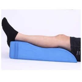 Abloom หมอนรองขาทรงสามเหลี่ยม มีซิป รุ่น S Shape Triangle Shape Leg Pillow - สีฟ้า - Abloom, สุขภาพ ออกกำลังกาย