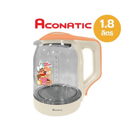 Aconatic กาต้มน้ำไฟฟ้า ขนาด 1.8 ลิตร รุ่น AN-KET1840 ชินจัง-สีส้ม - Aconatic, กาต้มน้ำไฟฟ้า