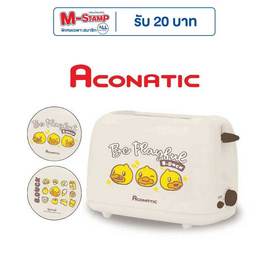 Aconatic เครื่องปิ้งขนมปัง 2ช่องลาย B-Duck รุ่น AN-TT7540 - Aconatic, เครื่องใช้ไฟฟ้าในครัว