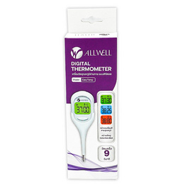 All Well Easy Temp ดิจิตอลเทอร์โมมิเตอร์วัดไข้ 1 ชิ้น - All Well, ผลิตภัณฑ์สำหรับผู้สูงอายุ