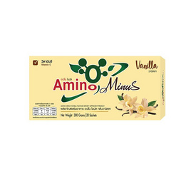 Amino Minus อะมิโน ไมนัส กลิ่นวานิลลา บรรจุ 20 ซอง - Wellness, อาหารเสริม