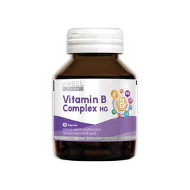 Amsel Vitamin B Complex HG บรรจุ 40 Capsule - Amsel, สินค้าใหม่