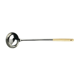 Anchor กระบวย 5 นิ้ว ด้ามไม้ (ปิดร่อง) (Stainless) - Anchor, อุปกรณ์ทำครัว