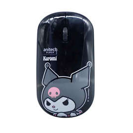 Anitech X Sanrio เมาส์ไร้สาย KU-W238-BK Kuromi - Anitech, Anitech Computer Accessories