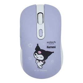 Anitech X Sanrio เมาส์ไร้สาย KU-W239-PU Kuromi - Anitech, Anitech