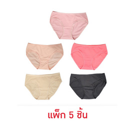 Anny กางเกงใน 3013 แพ็ก 5 ชิ้น คละสี Free Size - Anny, ชุดชั้นในและชุดนอนผู้หญิง