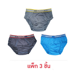 Anny กางเกงในชาย 519 แพ็ก 3 ชิ้น คละสี Free Size - Anny, แฟชั่นผู้ชาย