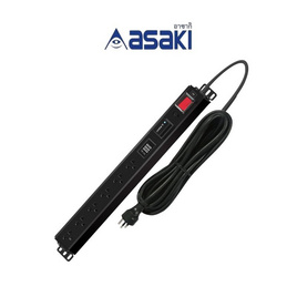 Asaki ปลั๊กไฟอเนกประสงค์ รุ่น  AK-PL53 6R5 - Asaki