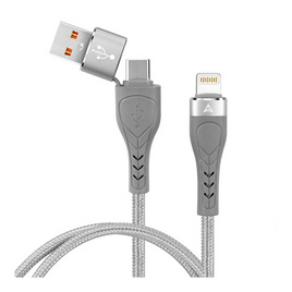 Asaki Cable 2in1 รุ่น A-2115 - Asaki, สายชาร์จ