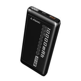 Asaki Power Bank 10000 mAh A-B3568F - Asaki, แบตเตอรี่สำรองพร้อมสายชาร์จ