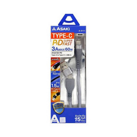 Asaki สายชาร์จ Type-C รุ่น A-2111 - Asaki, TOZO