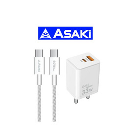 Asaki ชุดชาร์จ Type-C to C  รุ่น A-2282 - Asaki, Mobile & Gadgets