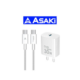 Asaki ชุดชาร์จ Type-C to C  รุ่น A-2283 - Asaki, Mobile & Gadgets