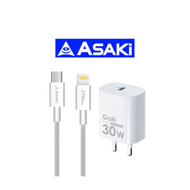 Asaki ชุดชาร์จ Type-C to L  รุ่น A-2284 - Asaki, Mobile & Gadgets