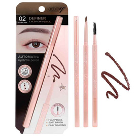Ashley ดินสอเขียนคิ้ว Definer Eyebrow Pencil 0.18 กรัม - Ashley, ตกแต่งดวงตา