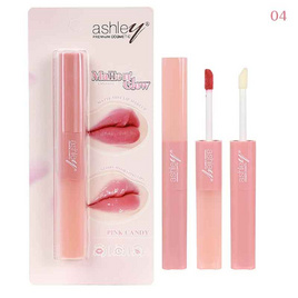 Ashley ลิปกลอส Matte N' Glow Lipgloss 1.1 กรัม+2 กรัม - Ashley, ริมฝีปาก