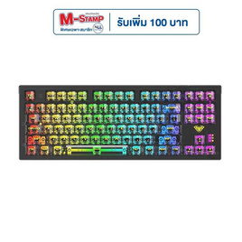 Aula คีย์บอร์ดเกมไร้สาย F2183 Blue Switch - Aula, มือถือและอุปกรณ์ไอที