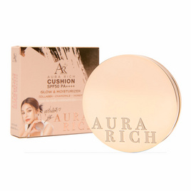 Aura Rich คุชชั่น Cushion SPF50 PA++++ Glow & Moisturizer 15 กรัม - AURA RICH, เครื่องสำอาง