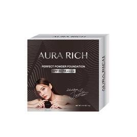 Aura Rich แป้งผสมรองพื้น Perfect Powder Foundation SPF 50 PA++++ 4 กรัม - AURA RICH