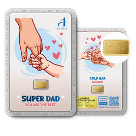 Ausiris ทองคำแท่ง 96.5 น้ำหนัก 0.3 กรัม Super DAD - Ausiris, อุปกรณ์ตกแต่งภายในบ้าน