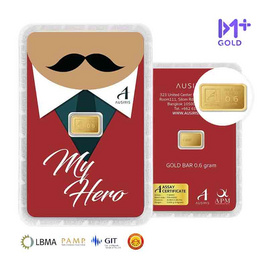 Ausiris ทองคำแท่ง 96.5 น้ำหนัก 0.6 My Hero ชุดสูท สีแดง - Ausiris, ของตกแต่งบ้าน