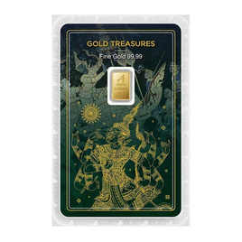 Ausiris ทองคำแท่ง 99.99% น้ำหนัก 1 g Gold Treasures ลายการ์ดทศกัณฐ์ - Ausiris, โปรโมชั่น สินค้าบ้านและสวน