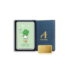 Ausiris Boxset ทองคำแท่ง 96.5 น้ำหนัก 0.3 กรัม Lucky Clover - Ausiris, อุปกรณ์ตกแต่งภายในบ้าน