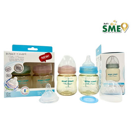 BABICARE ขวดนม 4 ออนซ์ คอกว้าง ไตรตัน แพ็ก 2 คละสี - BABI CARE, อุปกรณ์ให้นม