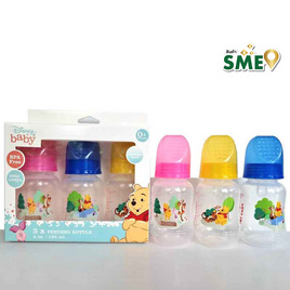 BABICARE ขวดนมหมีพูห์ 4 ออนซ์ แพ็ก 3 - BABI CARE, Winnie the Pooh