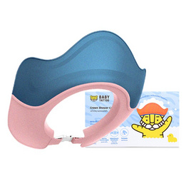 BABY TATTOOหมวกอาบน้ำเด็ก สีชมพูน้ำเงิน - babytattoo, babytattoo