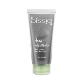 BISSIQ คลีนซิ่งเจลลี่ Acne Jelly Micellar Black Honey Deep Remover 100กรัม - BISSIQ, 7Online