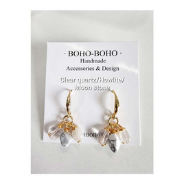 BOHO-BOHO JEWELRY ต่างหูหินนำโชค - BOHO-BOHO JEWELRY, เครื่องประดับผู้หญิง