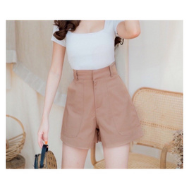 BP OFFICIAL กางเกงเอวสูงขาสั้น - BP OFFICIAL, เสื้อผ้า