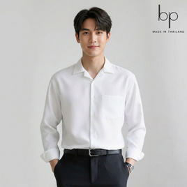 BP OFFICIAL เสื้อเชิ้ตเกาหลีแขนยาว - BP OFFICIAL